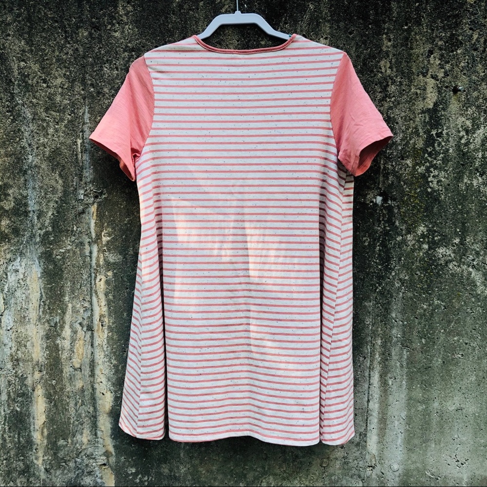 Umgee Pink Striped Dress - Picture 9 of 9